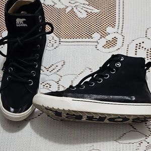 Sorel Women's Black Lace-Up High-Tops